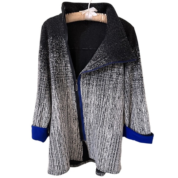 IC by Connie K Asymmetrical Jacket sz Large - Picture 8 of 16
